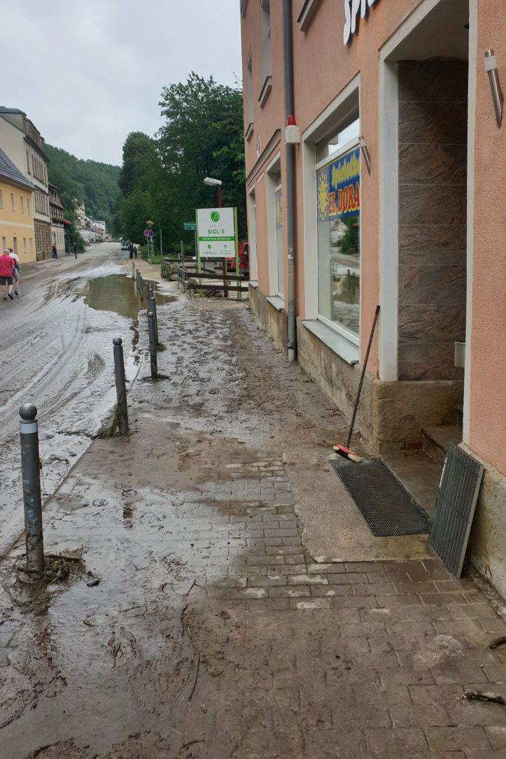 Kirnitzsch-Hochwasser Unwetter 2022